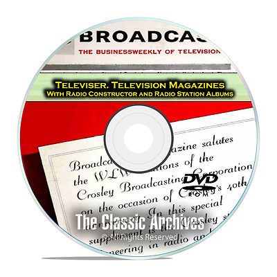 Radio-TV Station Albums Radio Constructor, 651 Old Time Radio Magazines DVD