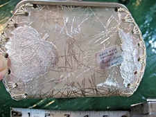 ORIGINAL   HAND MATES  HAND MADE PETITE CLUTCH PURSE HOLLYWOOD GLAM KISS CLASP