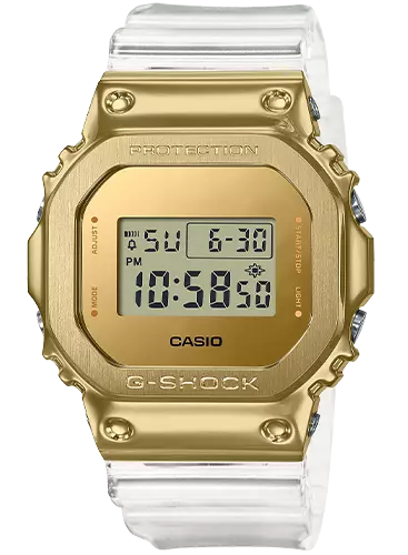 Casio G Shock Men s Limited Edition Gold IP Transparent Watch