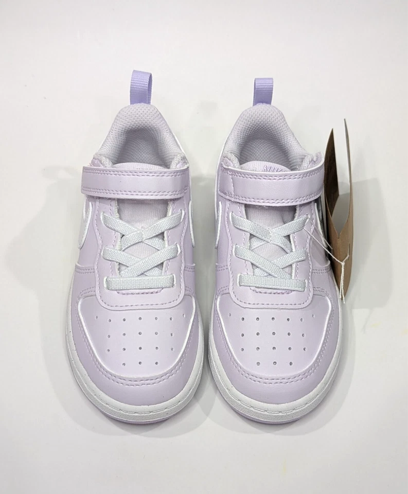 Tenis Nike Court Borough Low Recraft (TD) apenas uva para niñas pequeñas-talla Asst Foto 3 de 4