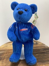 SALVINOS NFL BAMMER PLUSH TOY DOLL / BEAR 'FLUTIE 1' BLUE 9" 022424a