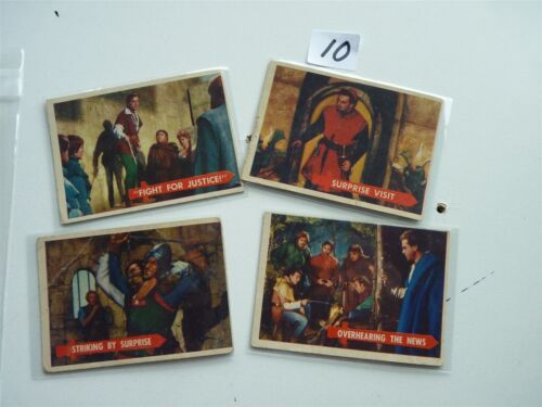 VINTAGE NON SPORT 4X CARD TOPPS 1957 ROBIN HOOD NO10 - Picture 1 of 2