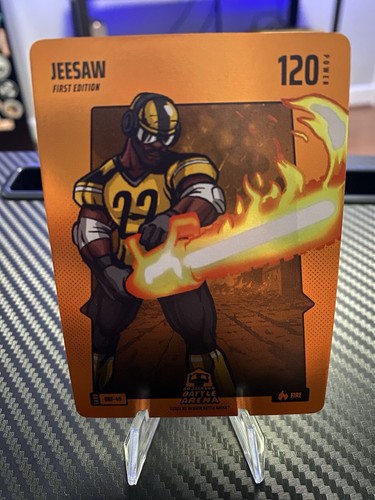 Bo Jackson Battle Arena Najee Harris JEESAW OBF-49 Orange Battlefoil FIre 1st Ed