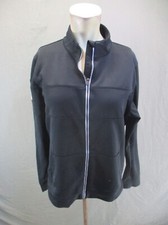 Under Armour Size L Women Black Full Zip Stand Collar Pocket Athletic Jacket 895