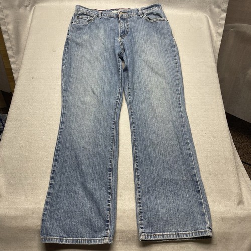 Levi's 550 Women's Classic Relaxed Boot Cut Denim Jeans Blue 10Short Medium Wash