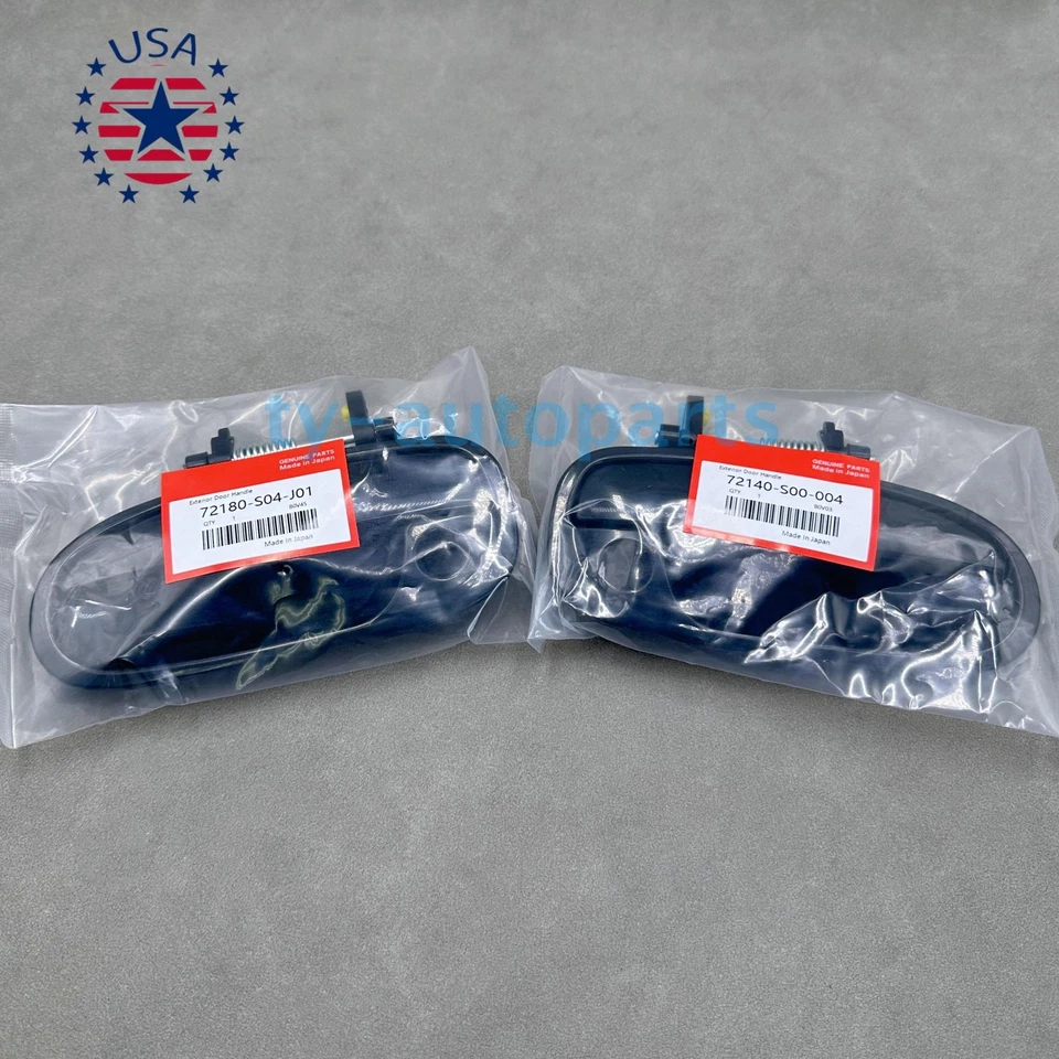 New Exterior Door Handle For 1996-2000 Honda Civic Set of 2 Front Primed Plastic Foto 4 de 4