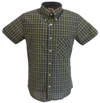 green checked overshirt