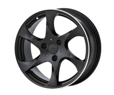 Lorinser Speedy für smart 451 fortwo schwarz mattschwarz Alufelge 7x17 Zoll