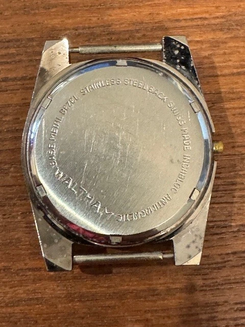 Watch Case Vintage Waltham Ref 8 4071 1002 35,4 mm Stainless Steel Case Back - Image 2 of 4