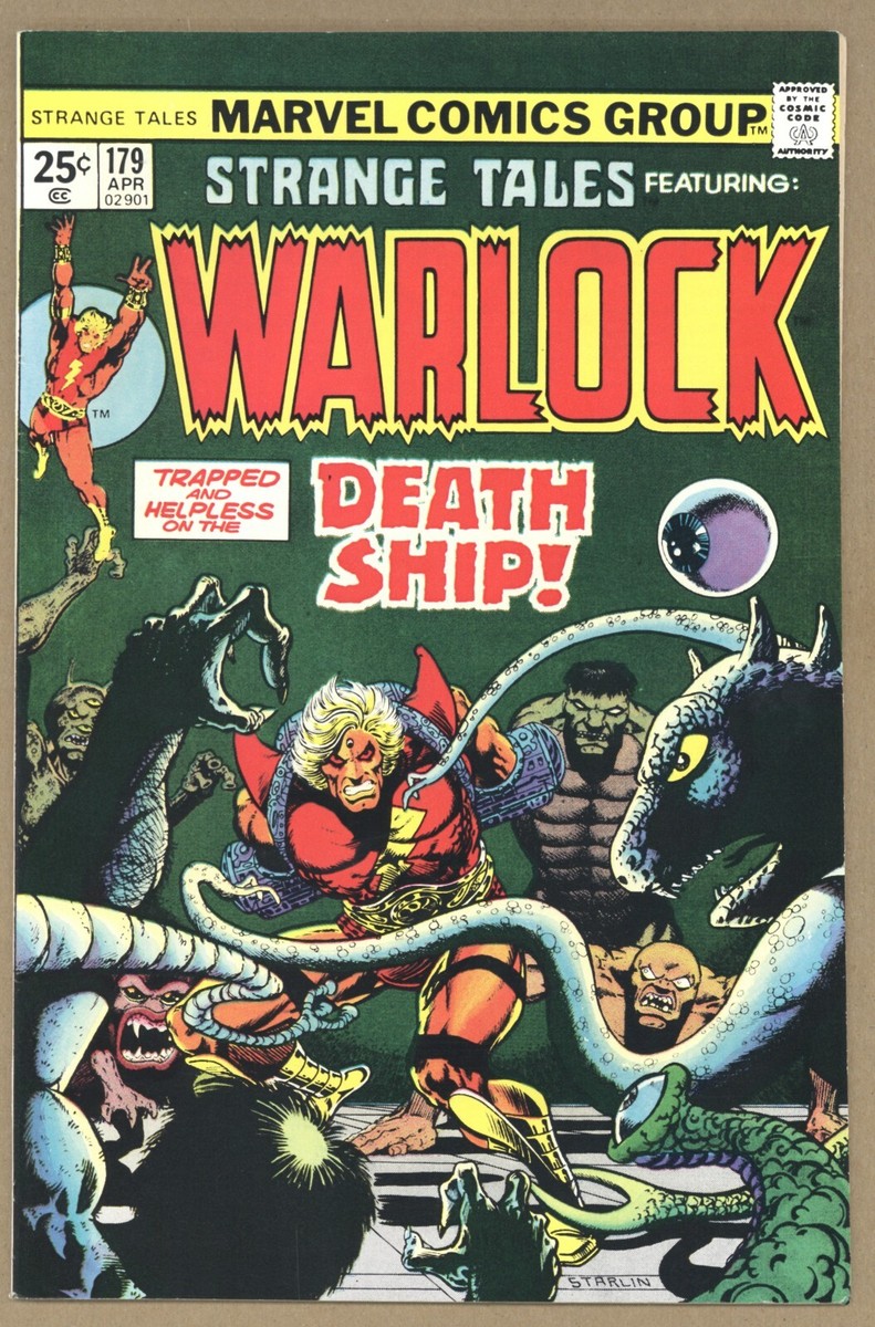 アメコミリーフ Strange Tales #179 Warlock 6.0 Strange Tales 179 VF Jim Starlin! 1st PIP the TROLL! Warlock! 1975