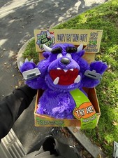 Dont Feed Freddy Talking Purple Plush Monster Spin Master, 2001 