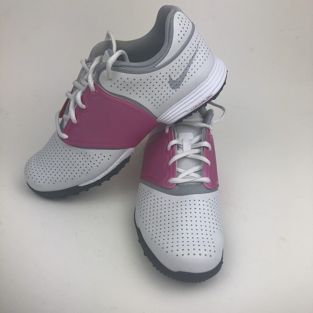 Nike Golf Lunar Embellish Womens Golf Shoes Model 612662-001 White Pink Size 6.5 | eBay