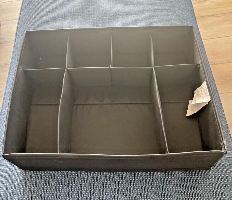 Ikea black polyester draw organizer (folds flat)