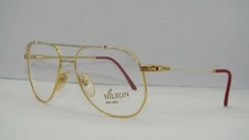 HILTON Class 001 4 22KTGP Gold  Silver Brille Glasses Frames Eyeglasses Size 57