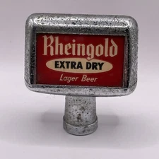 Vintage Rheingold Extra Dry Lager Beer Tap Handle, Brooklyn NY, Liebmann Brewery