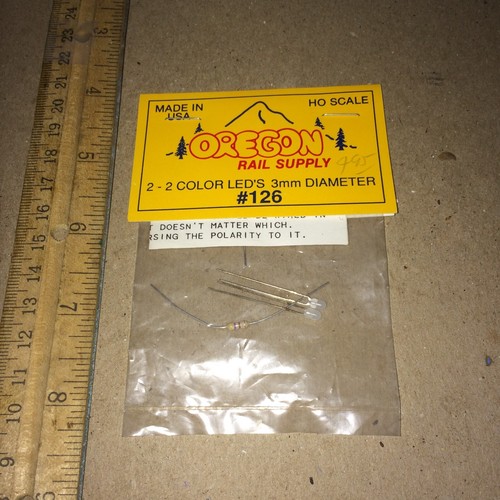 HO Scale Oregon Rail Supply 126 2 color LEDS FREE SHIPPING eBay