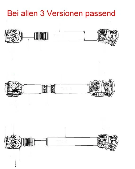 Junta Universal (Cardán Zum Diff ) RAM 1500 Año 06-08 Mega Cabina / 2500 , 3500B - Imagen 3 de 3