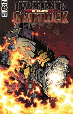 Transformers King Grimlock #4 2021 Unread Kyriazis Variant Cover B IDW Comic