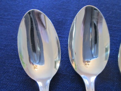 SET 4 COFFEE SPOONS! Vintage PINTI PINTINOX 18-10 stainless