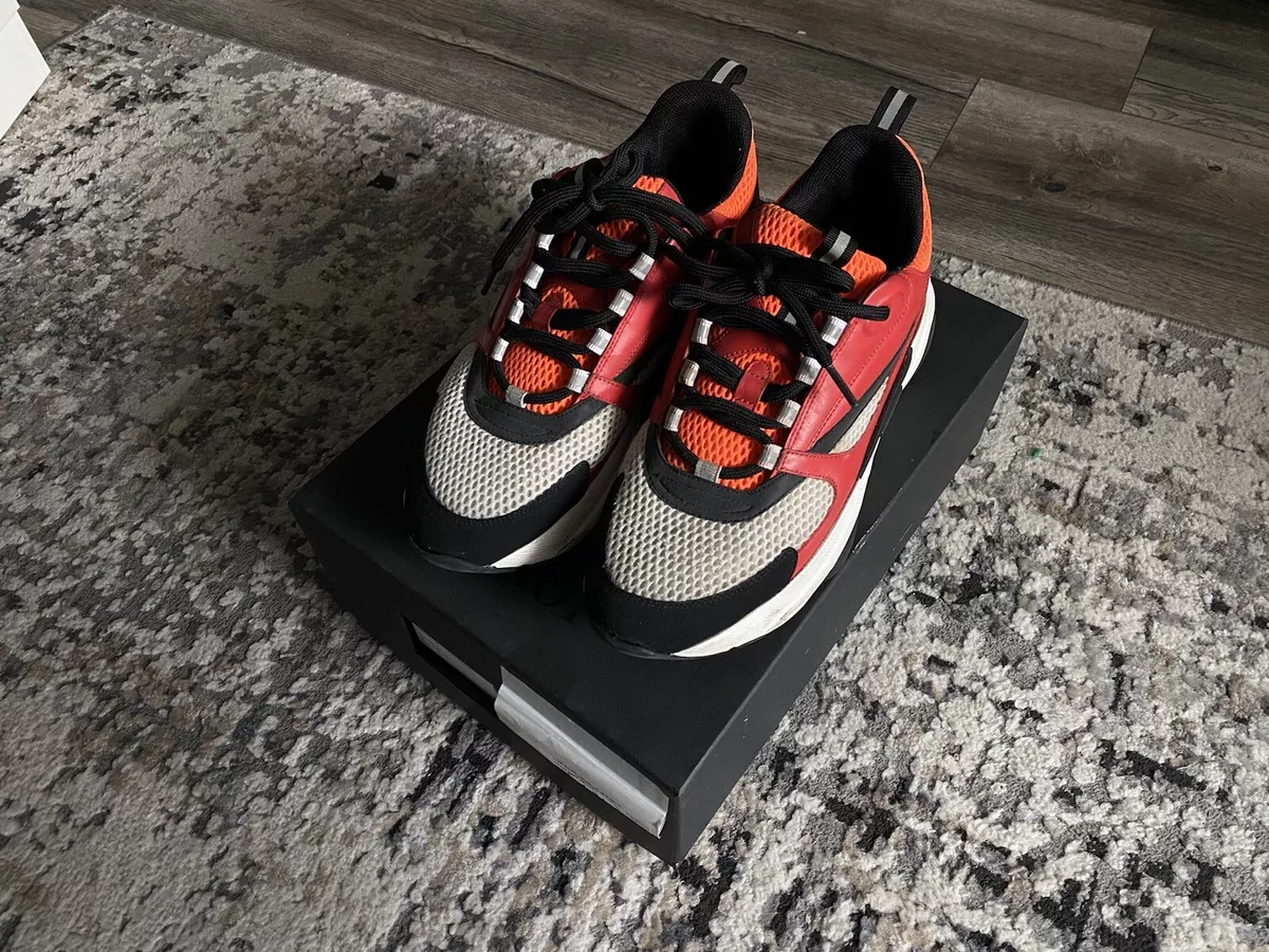 Dior B22 Trainer Blue Grey Orange Pre-Owned