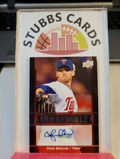 2009 Upper Deck Inkredible Craig Breslow Auto Boston Red Sox #CB
