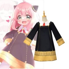 Anime X FAMILY Anya Forger Cosplay Costume Dress Uniform Sock Halloween