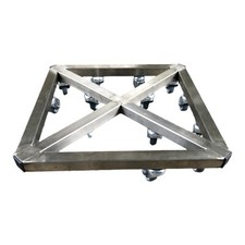 Carrello per Piante Schwerlast Ultra Metallo Fino 1000kg Rolli Rullo di Fiore