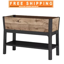 Keter Signature Collection 29 Gal. Resin Elevated Garden Bed