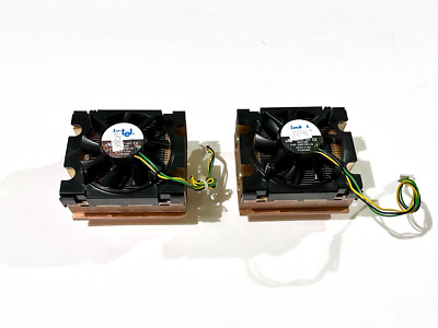 INTEL CPU COOLER C24751-002 SOCKET 604 FAN WITH HEATSINK FHP-3463 - PAIR (2)