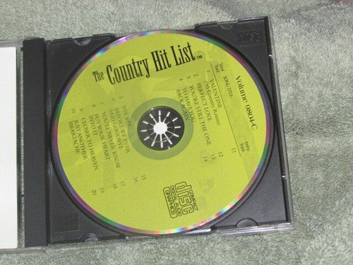 COUNTRY HIT LIST on screen lyrics Karaoke CD + G (case-7) - Picture 3 of 4