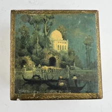 Venice Italy Keepsake Souvenir Wooden Flip Top Box