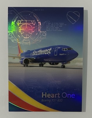 Southwest Airlines Trading Card-Heart One (B737-800) Pilot Card