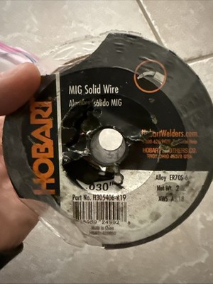 Hobart ER 70S6 MIG Wire .030 X 2 LB Spool
