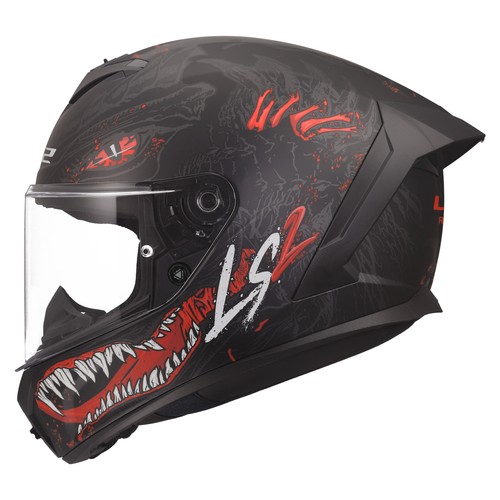 LS2 FF820 RAPID III (FF353) FULL FACE MOTORBIKE HELMET LYCANT ZOMBIE FLOW KAIJU - Picture 85 of 138