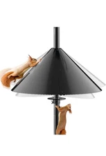 Squirrel Baffle for Bird Feeder Pole - 19 Inch Metal Guard for Shepherd’S Hook,