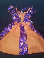 Disney Store MINNIE Witch Dress Costume Kids 7/8 New w Tags