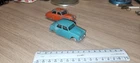 Corgi Toys 201 Austin Cambridge and 203 Vauxhall Velox  for restoration as seen