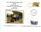 Isle of Man Railway Cover No 23, 1994, 1st Day Railway Letter Service