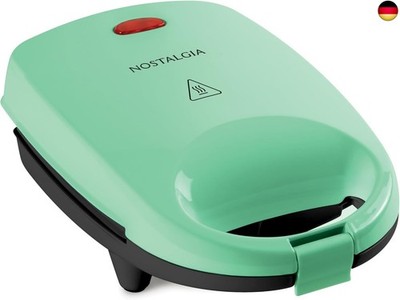 Nostalgia MyMini Persönlicher Sandwichmaker, Antihaft-Panini-Presse, 