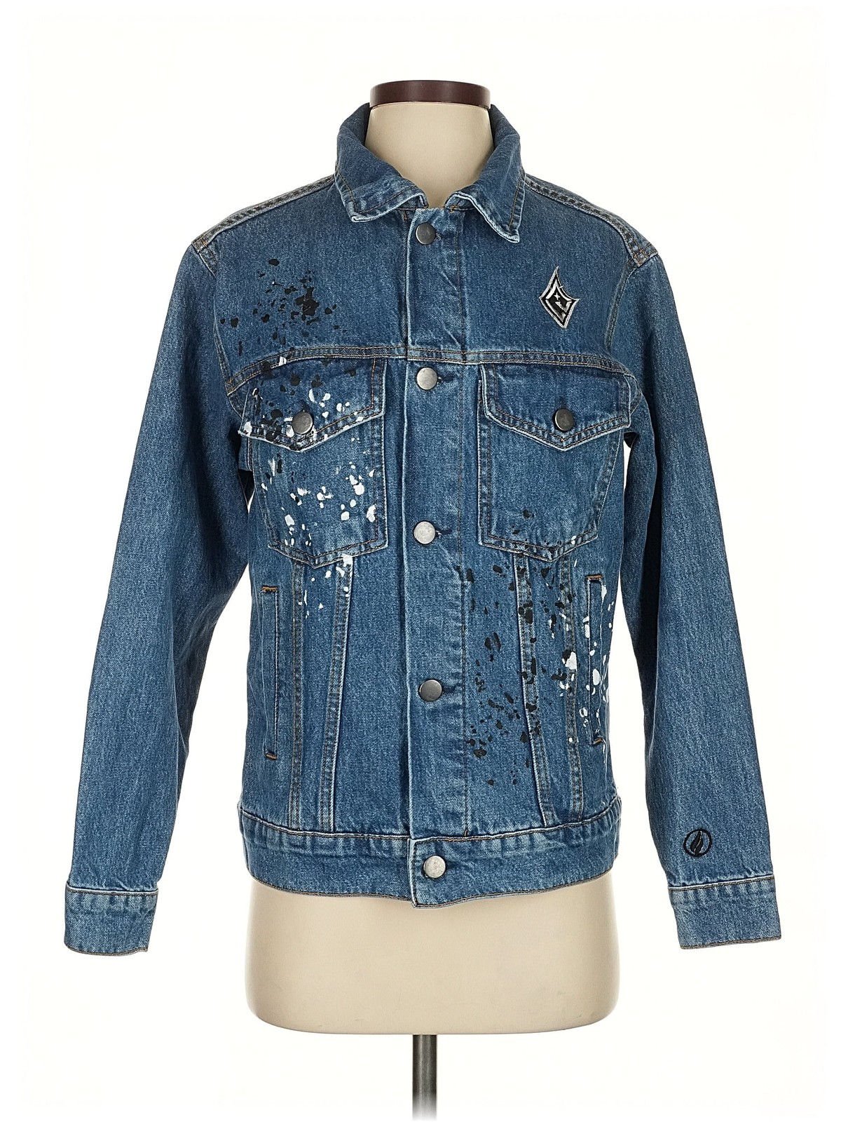 Fisll Women Blue Denim Jacket S - image 1