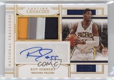 2020 Panini National Treasures Lasting Legacies Prime 4/25 Roy Hibbert Auto nd3
