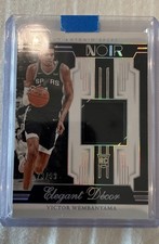 2023-24 Panini Noir - Elegant Décor Rookie Jerseys Victor Wembanyama #EDR-WEM...