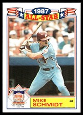 Mike Schmidt 1988 Topps #15 Philadelphia Phillies FREE SHIPPING AutographDen