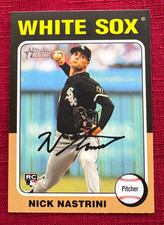 JOHN'S DEALS - US - 2024 TOPPS HERITAGE #647 - NICK NASTRINI WHITE SOX - ROOKIE