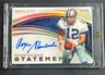 ROGER STAUBACH 2025 PANINI IMMACULATE STATEMENT SIGNATURES AUTO 17/49 COWBOYS