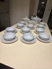 Giraud Modernist Art Deco Tea Set Pastel Blue