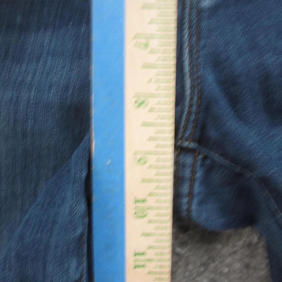 Jeans feminino The Limited 10P azul pequeno curvilíneo perna reta jeans stretch - Imagem 4 de 4