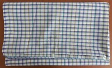 Pièce de tissu vintage soviétique coton 100 % tissu à carreaux URSS 129,9 po