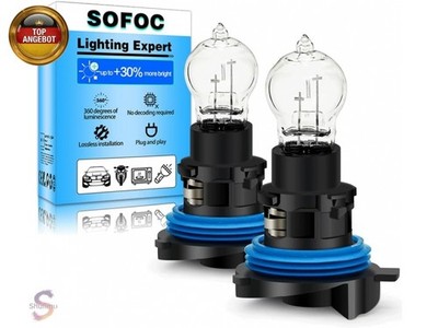SOFOC HP24W Lampe 12V Nebelscheinwerfer Warmweiß Nebelleuchte DRL Standlicht