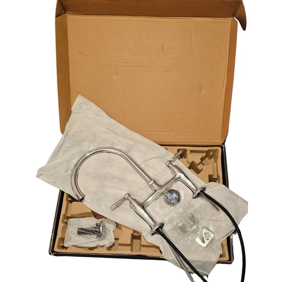 Grifo de cocina Kohler Edalyn por Studio McGee - SIN ROCIADOR LATERAL - K-28356-CP Foto 2 de 4